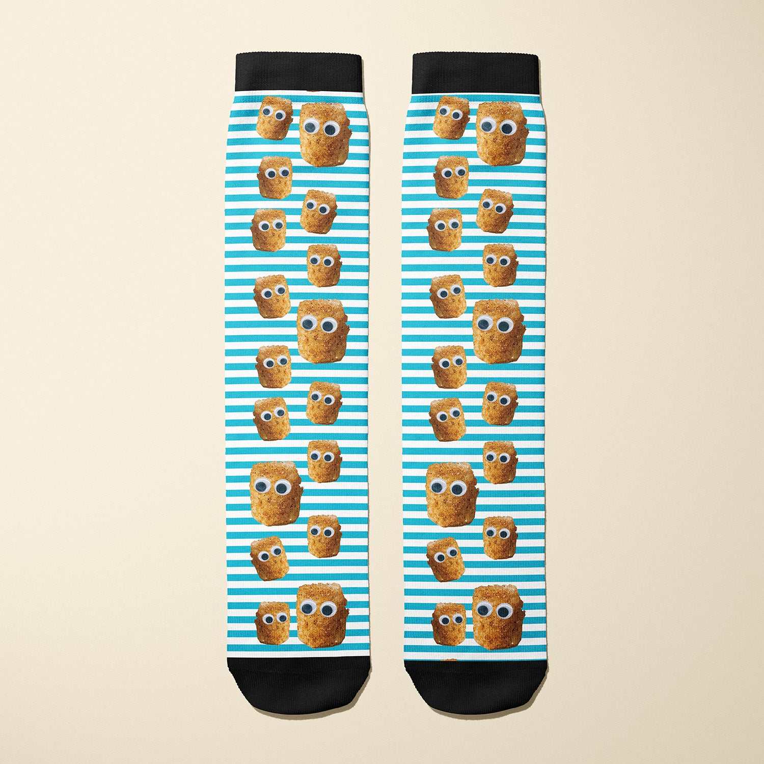 Limited edition Tater Tot 2018 boot socks with tater tot design, soft stretchy equestrian riding socks made in the USA
