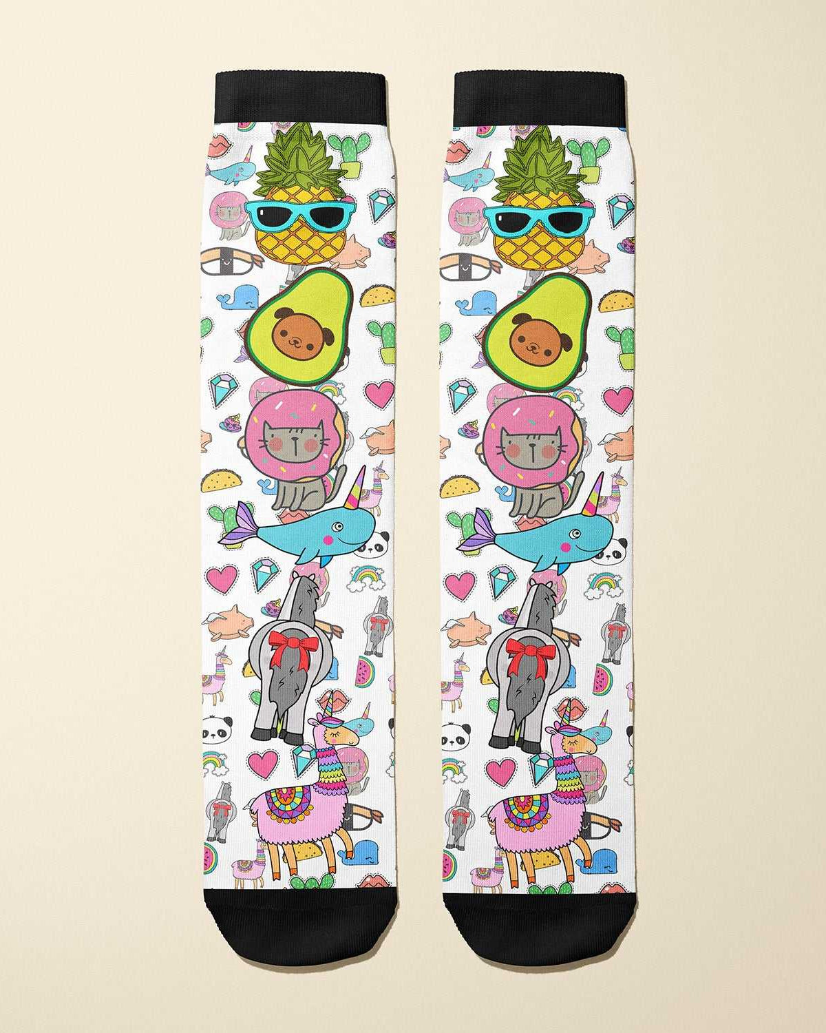 Limited edition Hold My Beer 2020 boot socks with quirky pop-culture design for riders