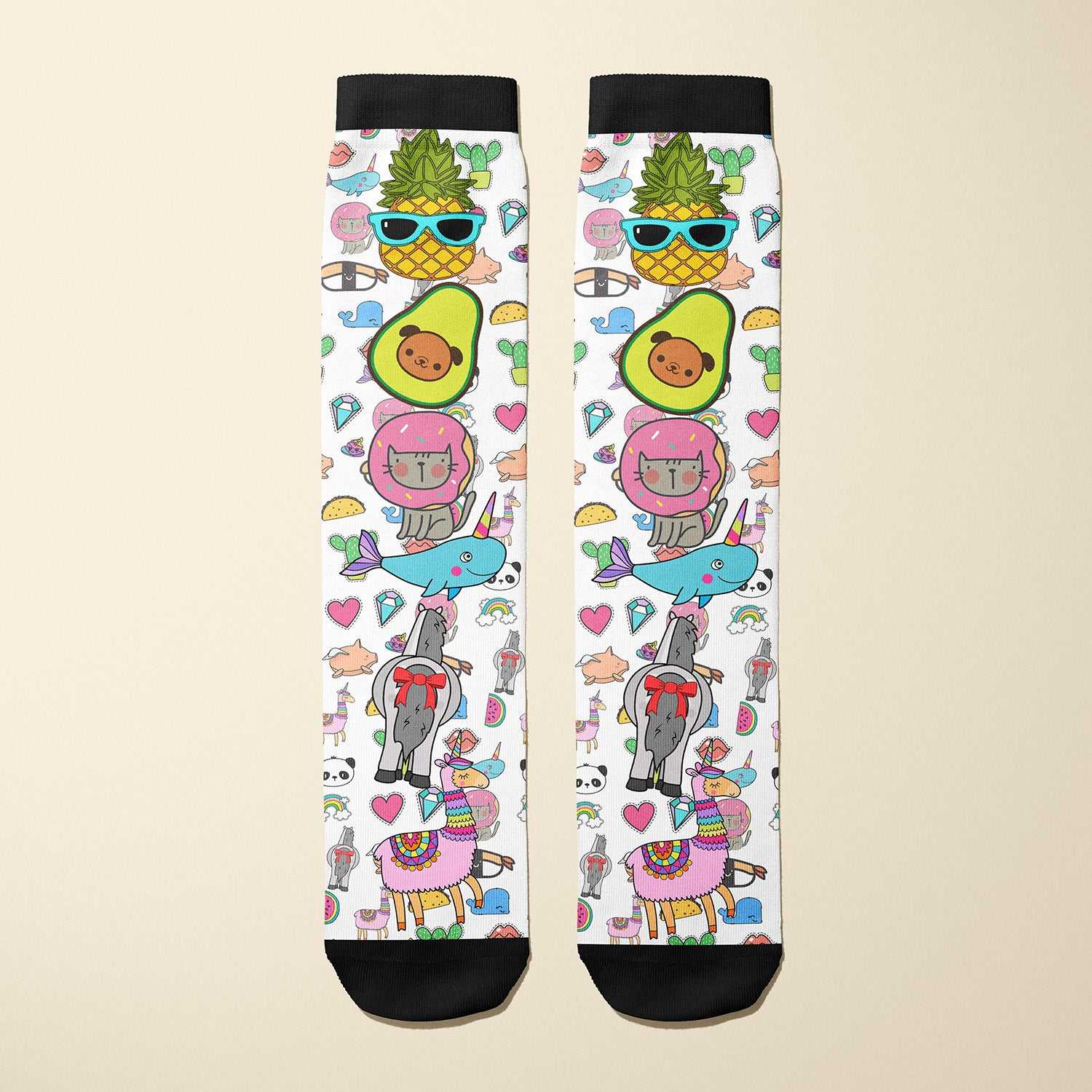 Limited edition Hold My Beer 2020 boot socks with quirky pop-culture design for riders