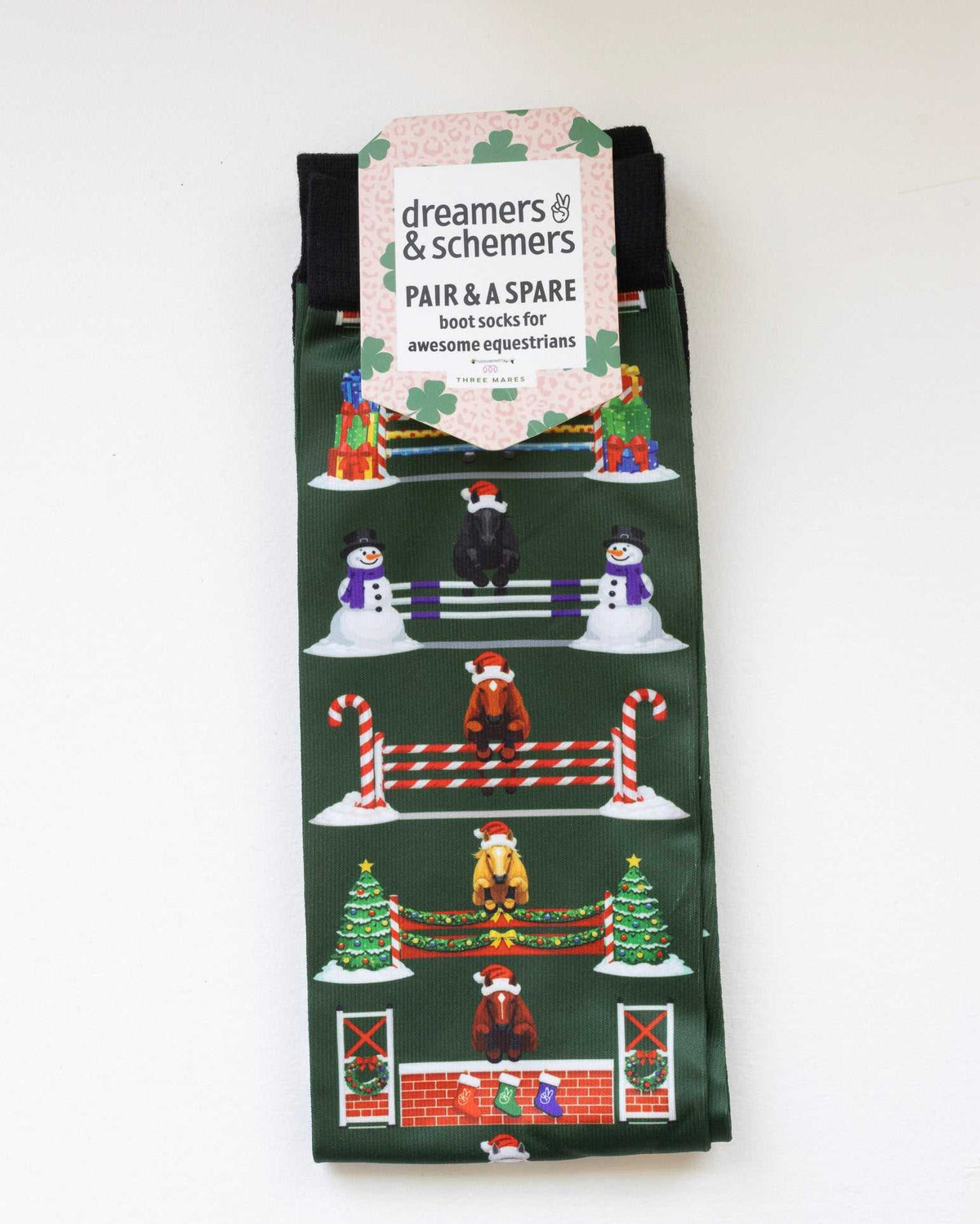 Jump for Joy Youth Pair & a Spare riding boot socks for young equestrians, by Dreamers & Schemers