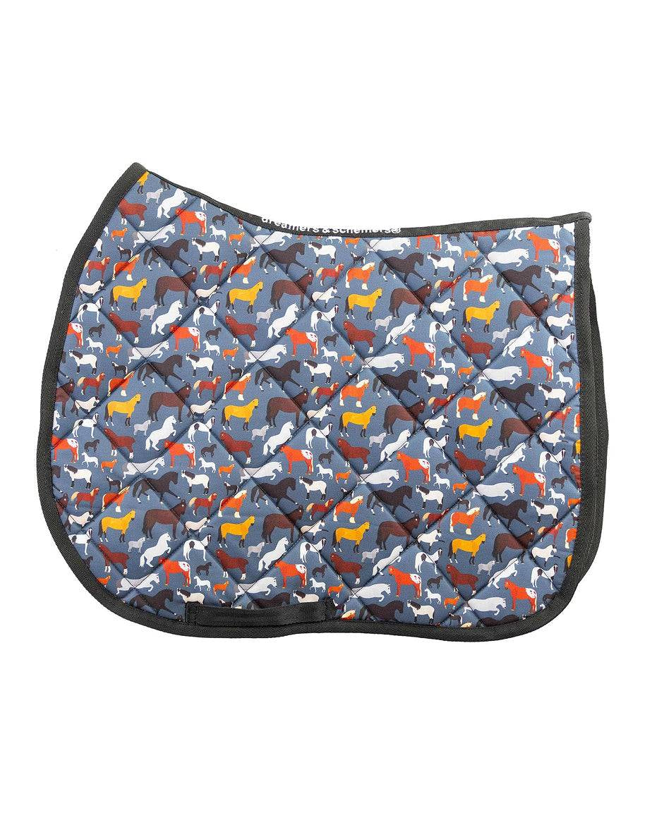 Breeds of the World all-purpose saddle pad, by Dreamers & Schemers