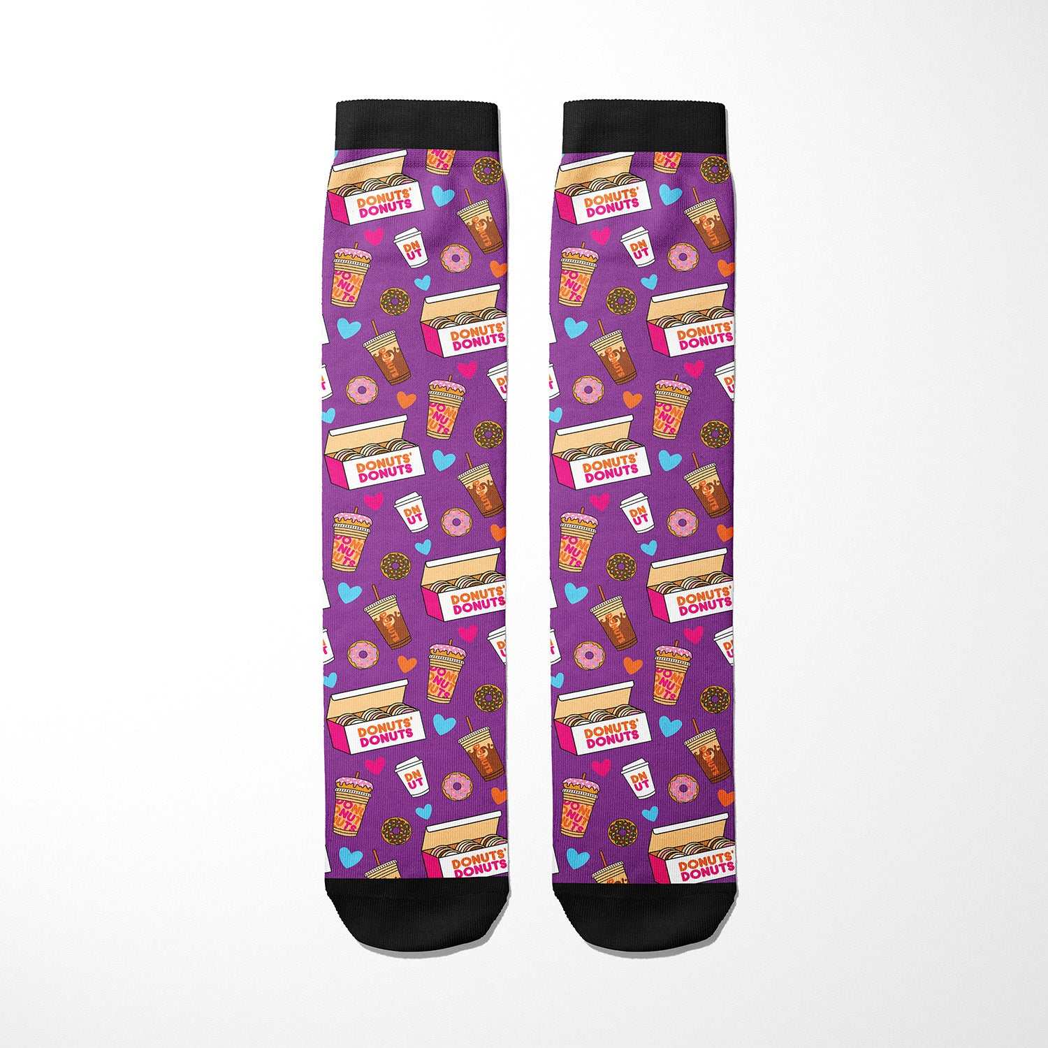 Limited edition Donut Donutz themed socks matching Donut Saddle Pad for equestrians