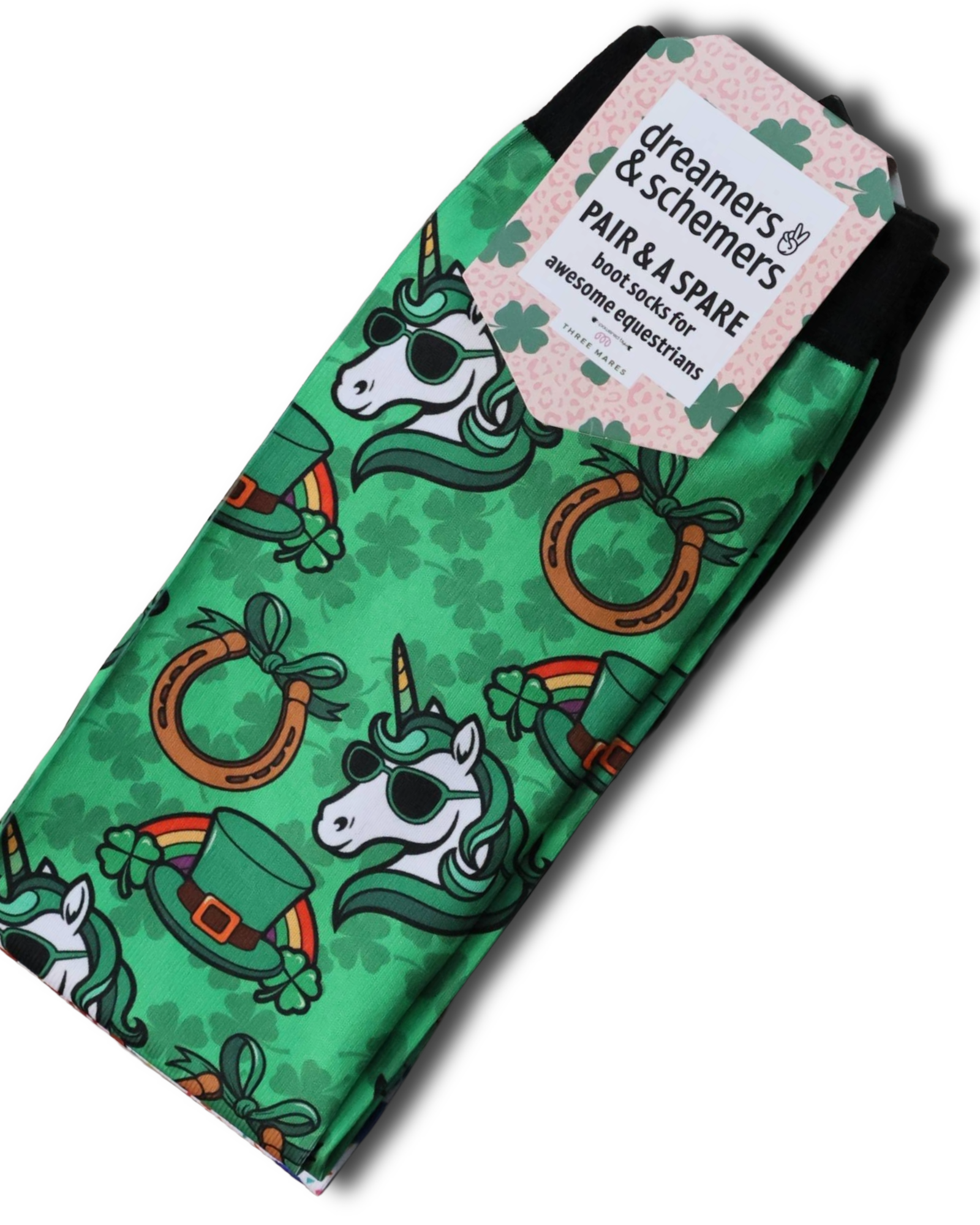 Pair & A Spare Socks wholesale black boot socks with flat-seam toe and breathable knit, sold in three-pair packs