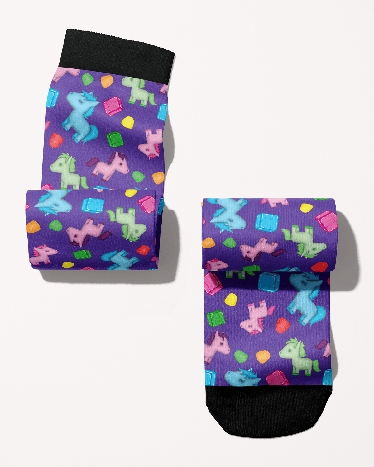 Limited Edition Neigh Doh Boot Socks single pair made in USA with unique design