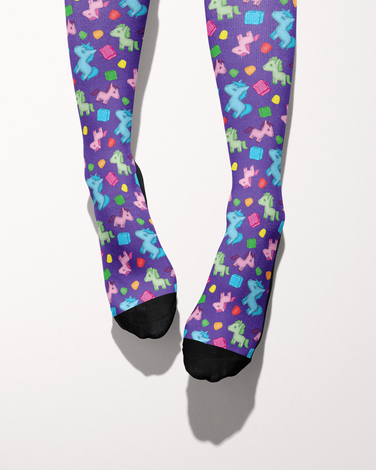 Limited Edition Neigh Doh Boot Socks single pair made in USA print to order