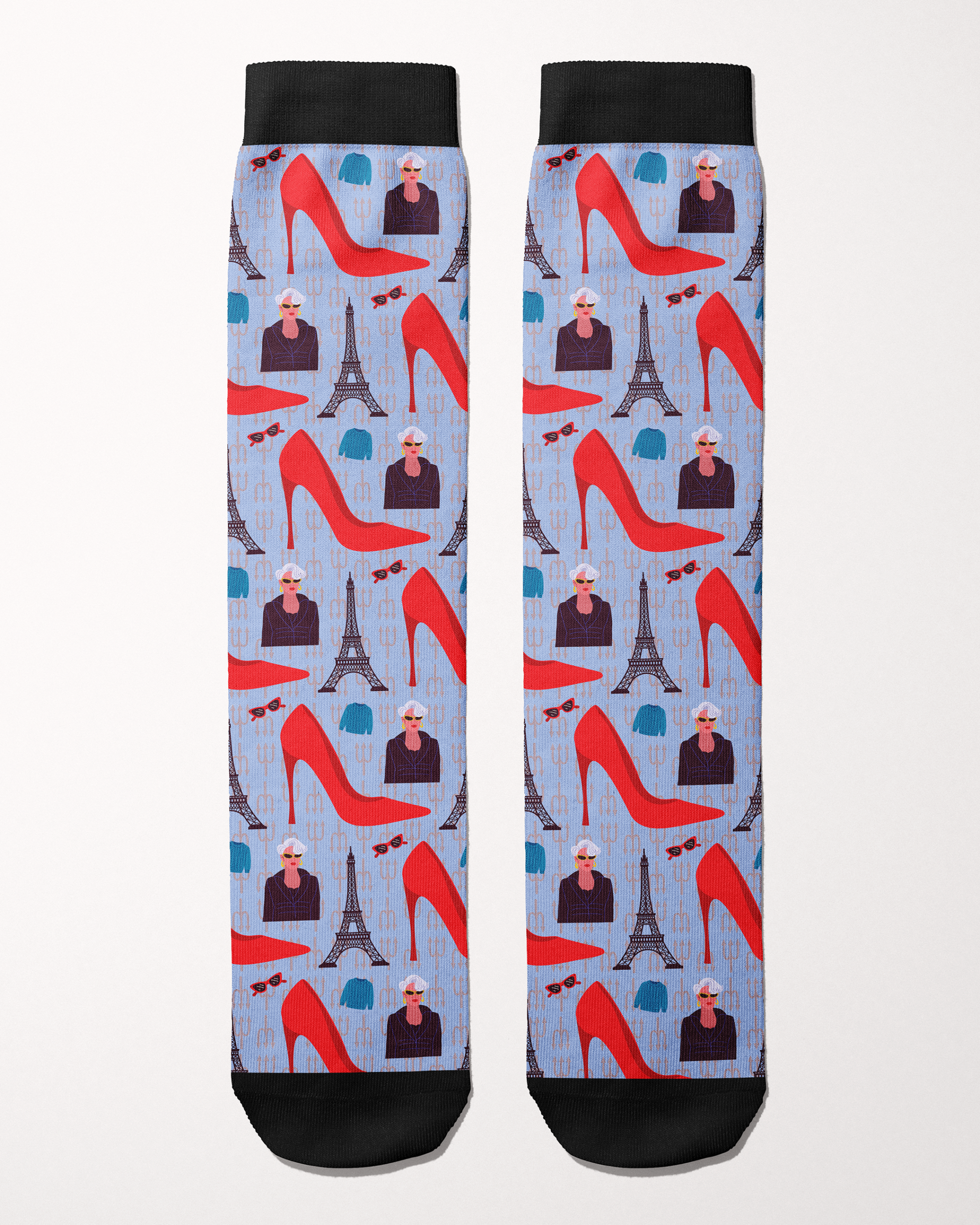 Limited Edition That's All Boot Socks made in USA, one size fits most, print to order single pair