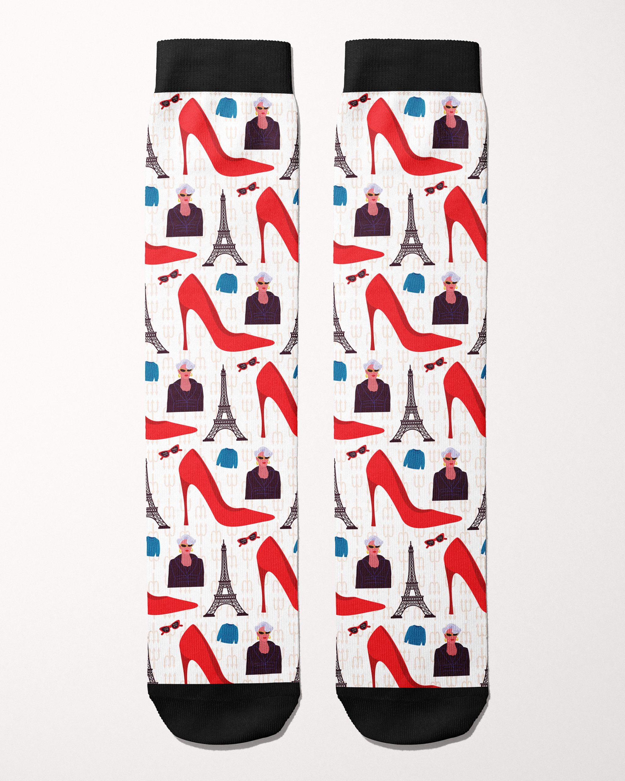 Limited Edition That's All Boot Socks made in USA, one pair, print to order, cotton blend