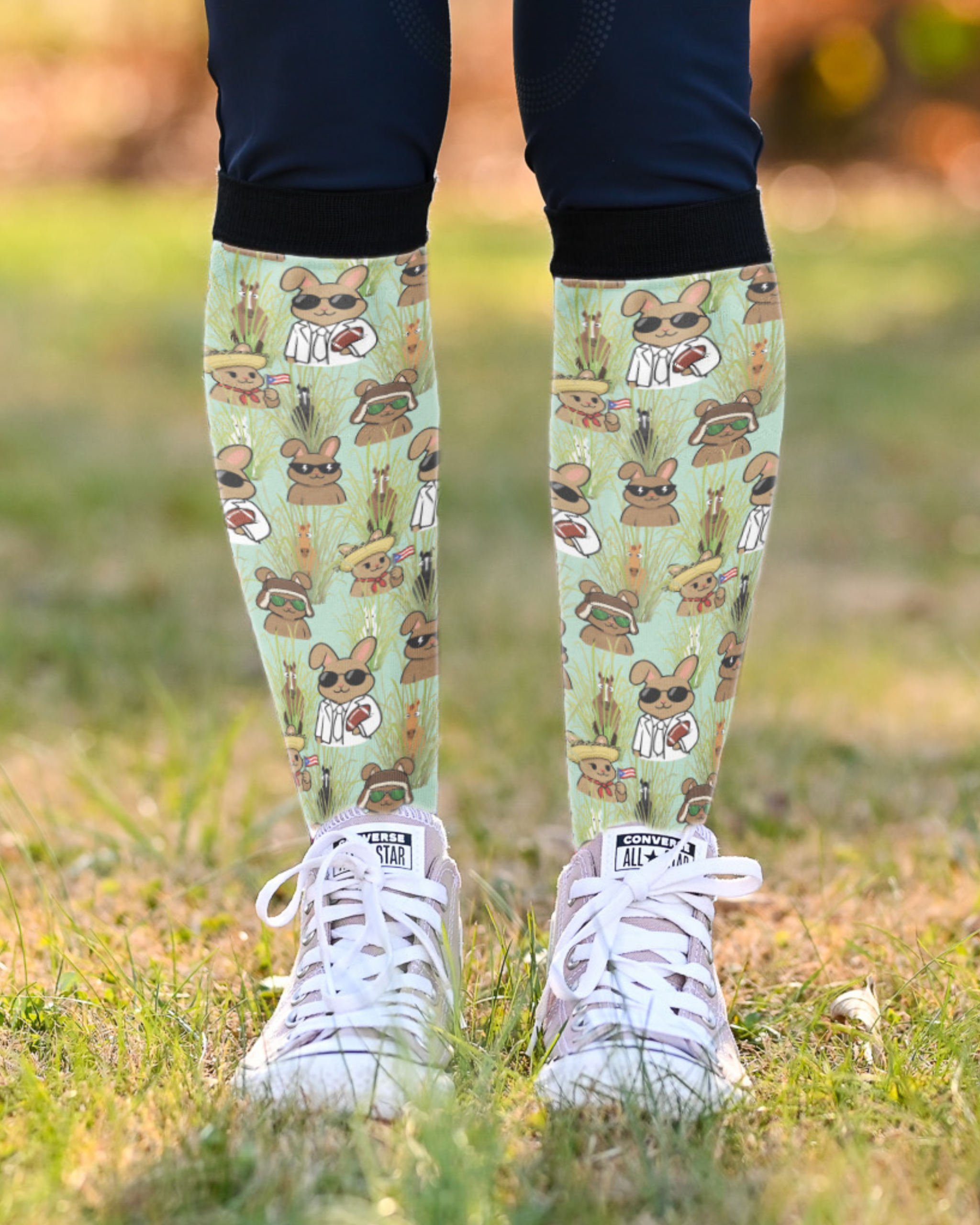 Bad Bunny Limited Edition Socks handcrafted boot socks by Dreamers & Schemers