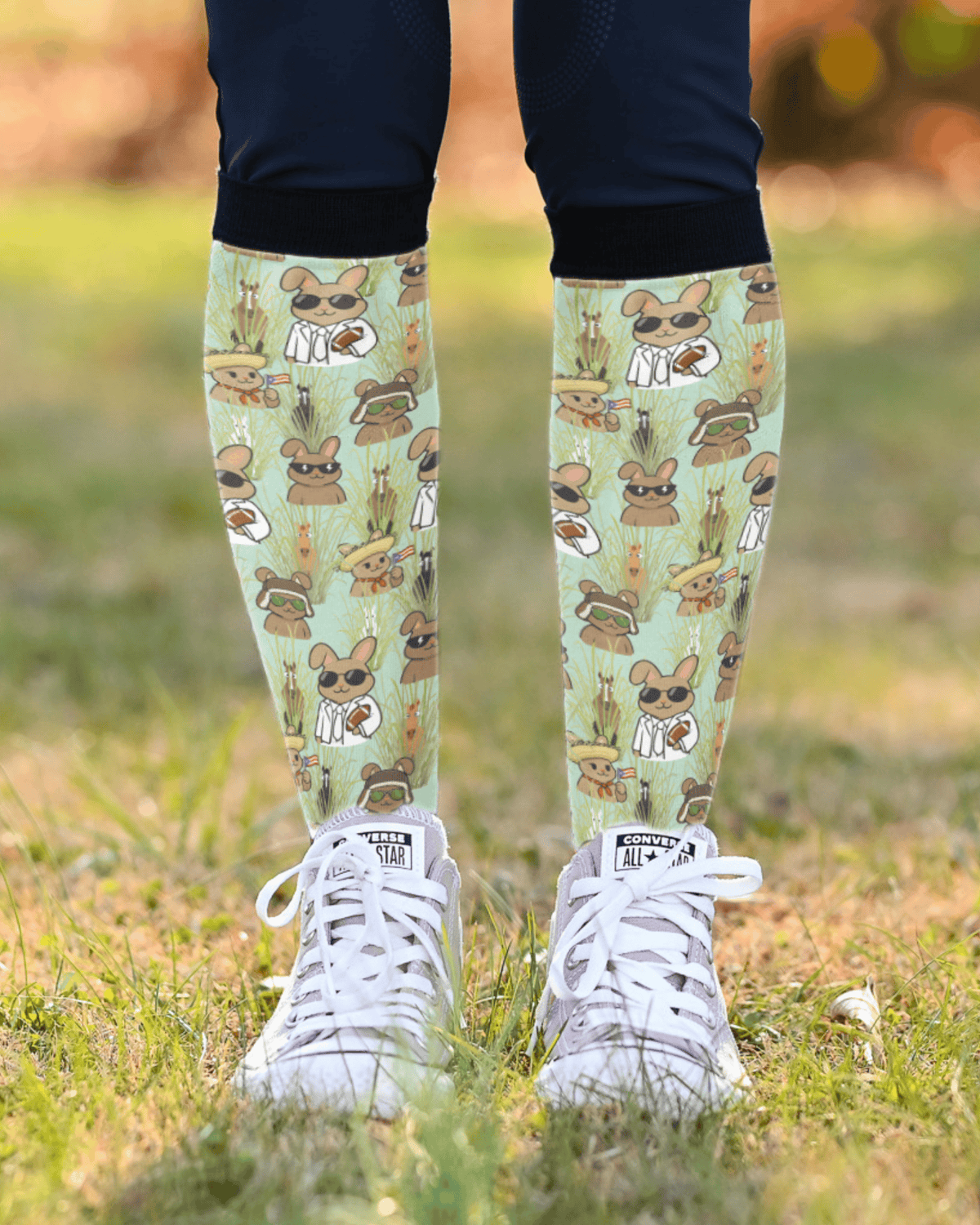 Bad Bunny Limited Edition Socks handcrafted boot socks by Dreamers & Schemers