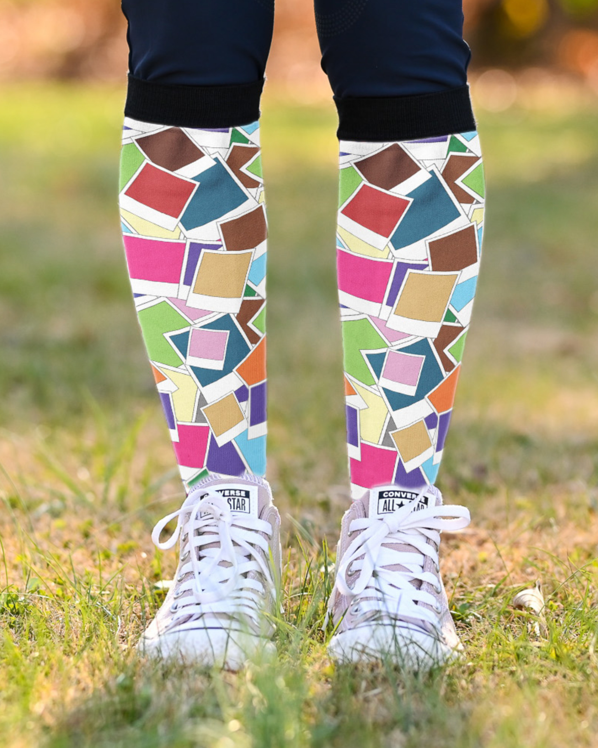 Limited edition colorful boot socks for 2026 made in USA, crafted with cotton blend