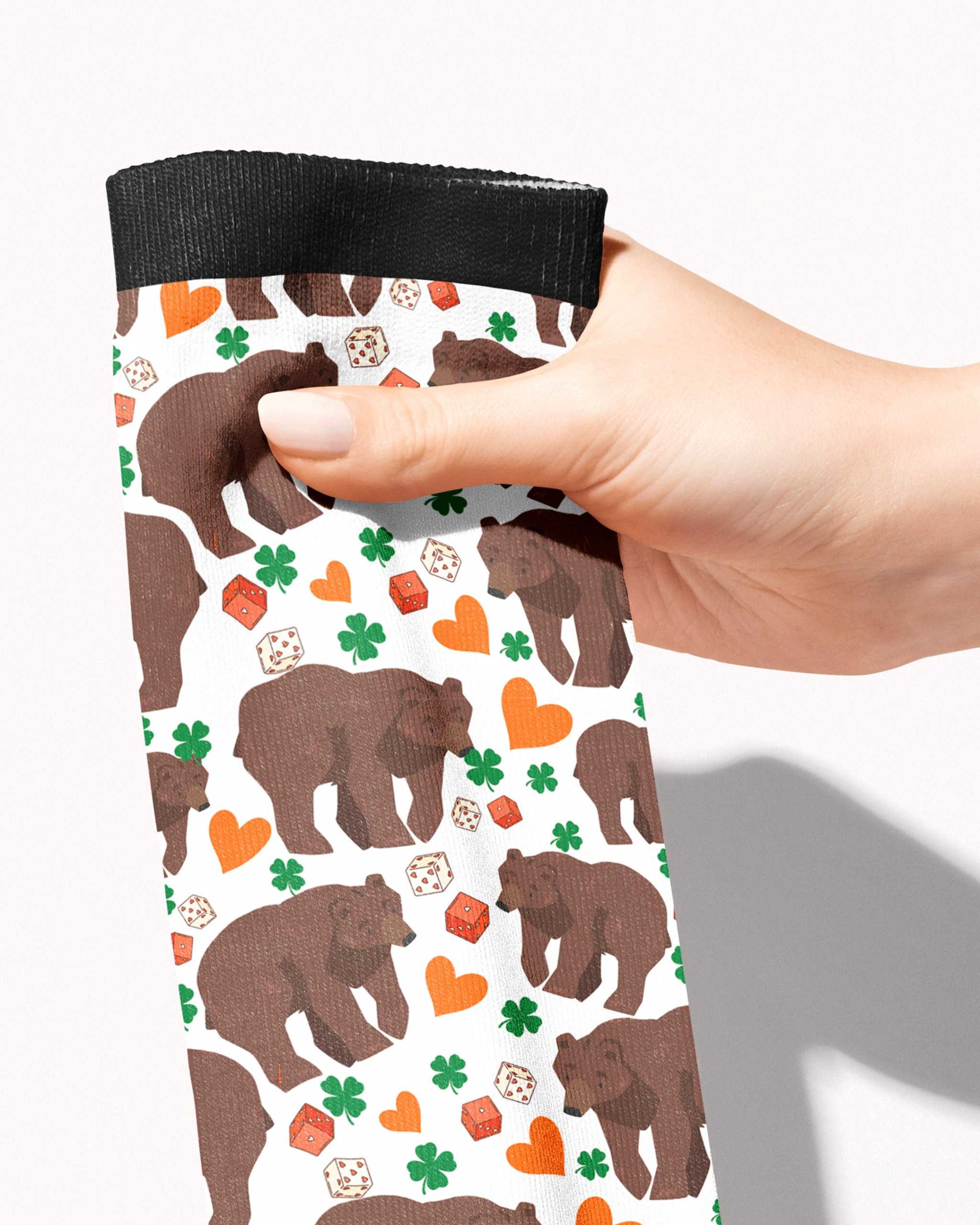 Lucky Bears secret limited edition boot socks, additional product view