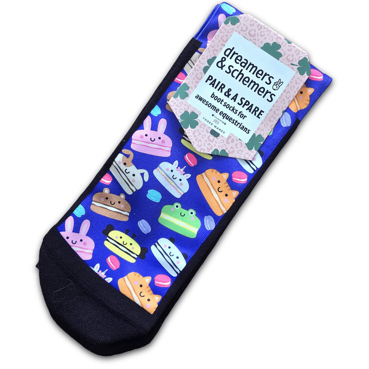 Mac Attack Youth black top boot socks with spare sock offer durable, comfortable fit for youth and women size 5