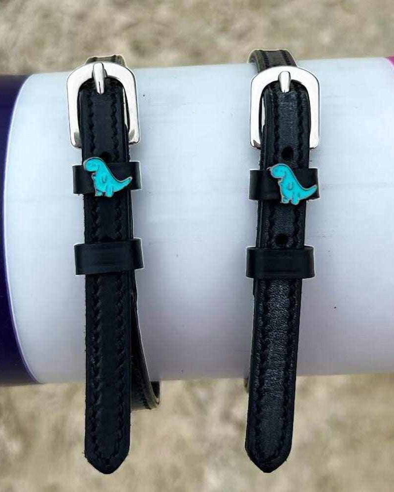 Nice Dino spur straps wrapped around a water bottle in an outdoor lifestyle shot