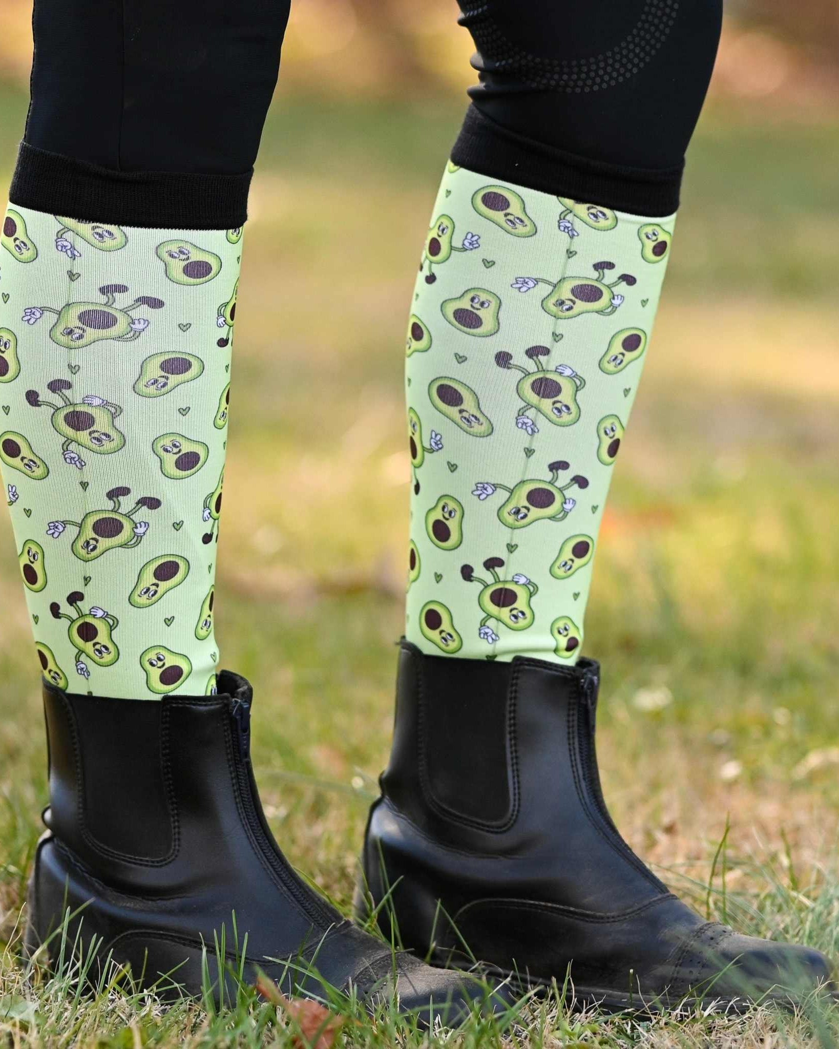 dreamers & schemers Pair & A Spare Avo Nice Day Pair & a Spare Socks equestrian boot socks boot socks thin socks riding socks pattern socks tall socks funny socks knee high socks horse socks horse show socks