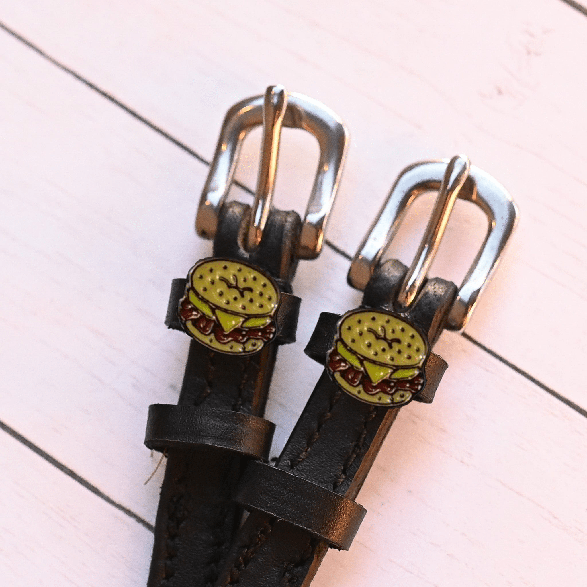 ManeJane Spur Straps Bagel Sandwich Spur Straps equestrian boot socks boot socks thin socks riding socks pattern socks tall socks funny socks knee high socks horse socks horse show socks