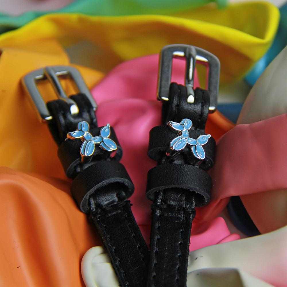 Black Leather Straps ManeJane Black Spur Straps Balloon Puppy Spur Straps equestrian boot socks boot socks thin socks riding socks pattern socks tall socks funny socks knee high socks horse socks horse show socks