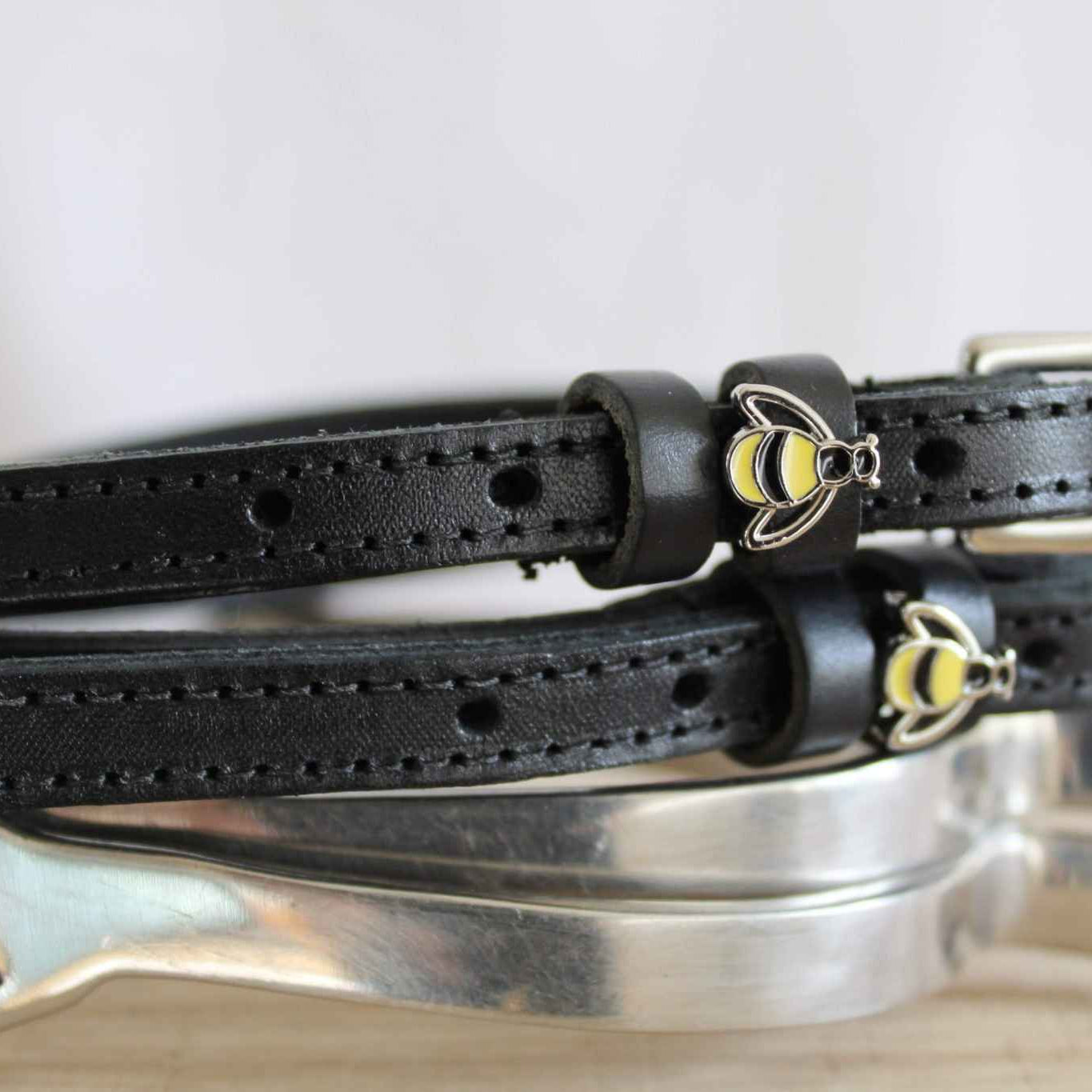 ManeJane Black Spur Straps Bee Spur Straps equestrian boot socks boot socks thin socks riding socks pattern socks tall socks funny socks knee high socks horse socks horse show socks