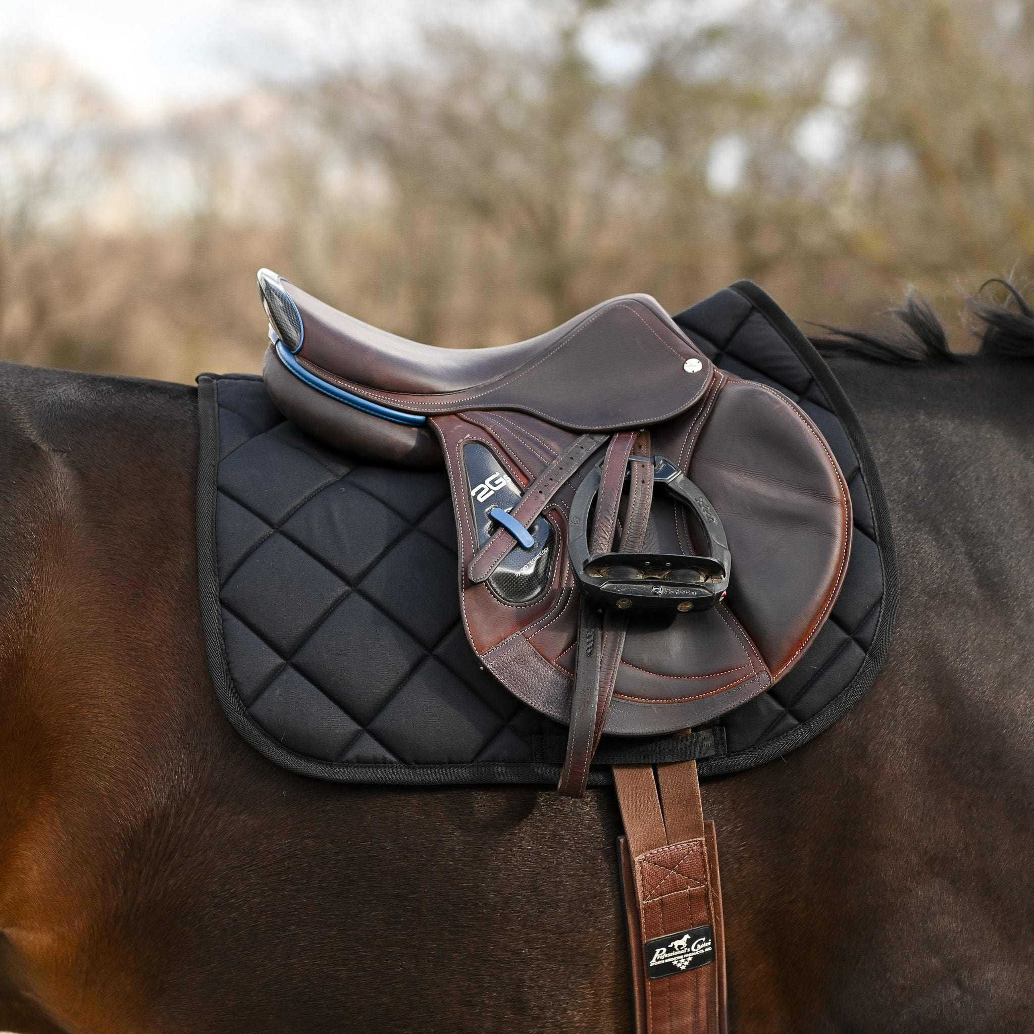 Dreamers & Schemers Black Saddle Pad – patterned saddle pad, equestrian gift, horseback riding gear from Dreamers & Schemers Saddle Pads