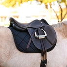 Dreamers & Schemers Black Saddle Pad – patterned saddle pad, equestrian gift, horseback riding gear from Dreamers & Schemers Saddle Pads
