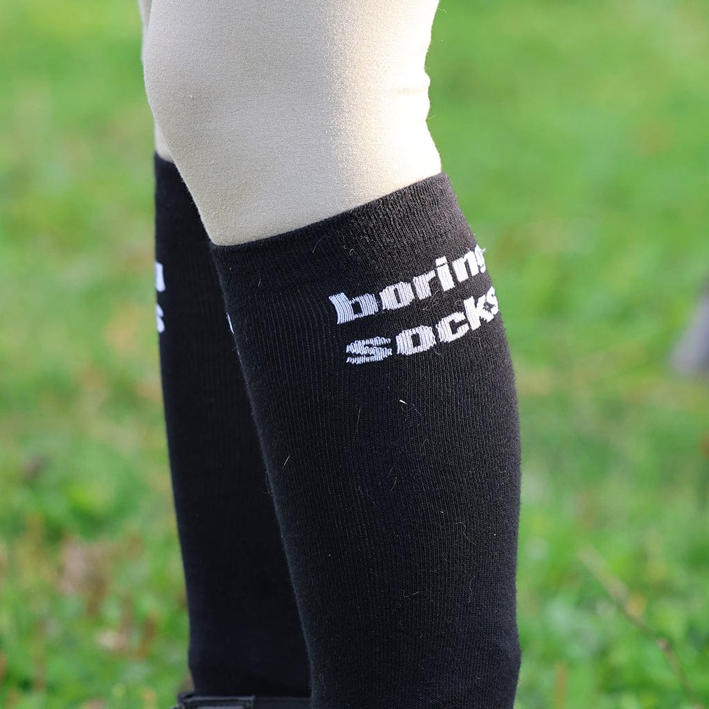 dreamers & schemers Knit Socks Boring Boot Socks equestrian boot socks boot socks thin socks riding socks pattern socks tall socks funny socks knee high socks horse socks horse show socks