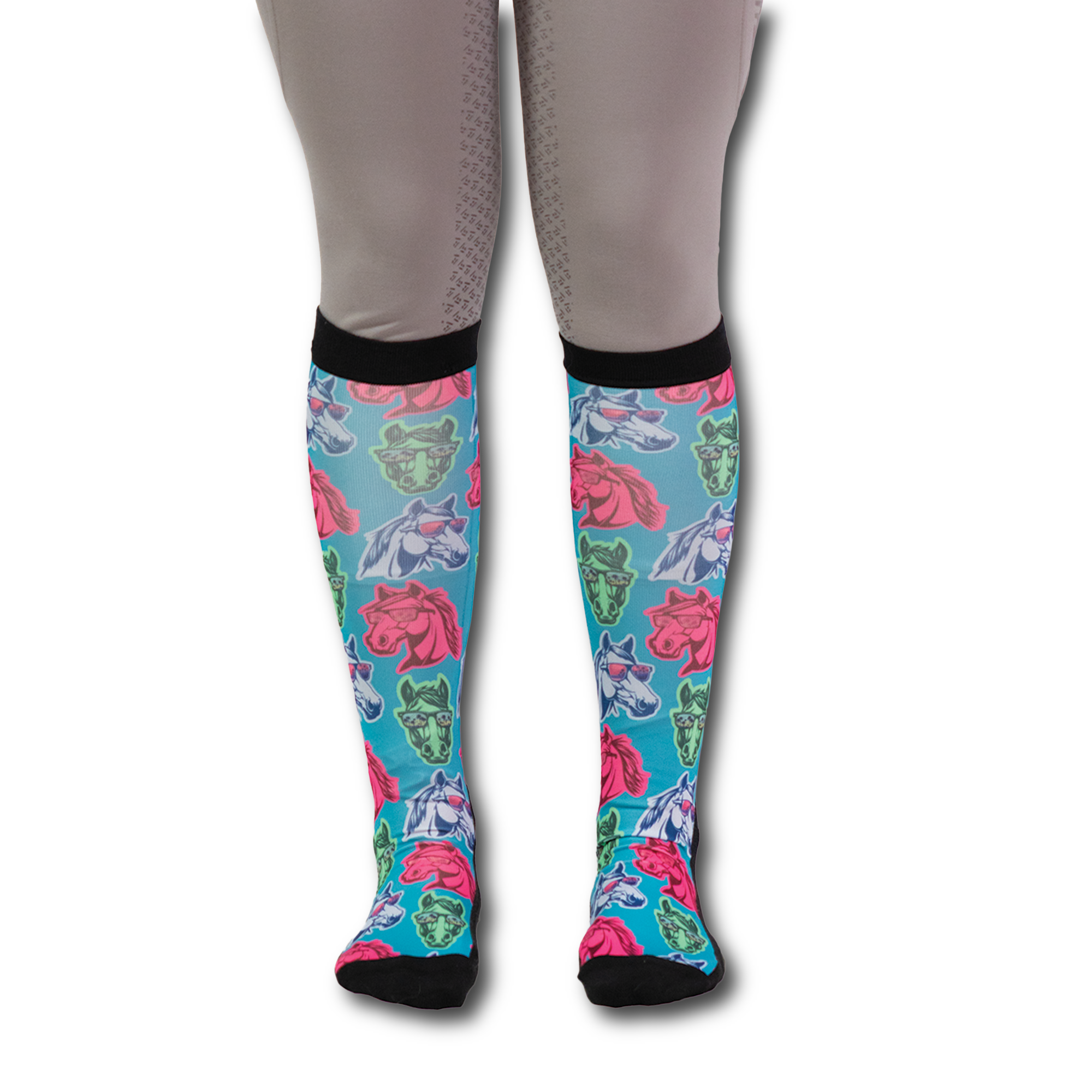 California Dreamin' Pair & A Spare black top boot socks pack of three with free third spare sock