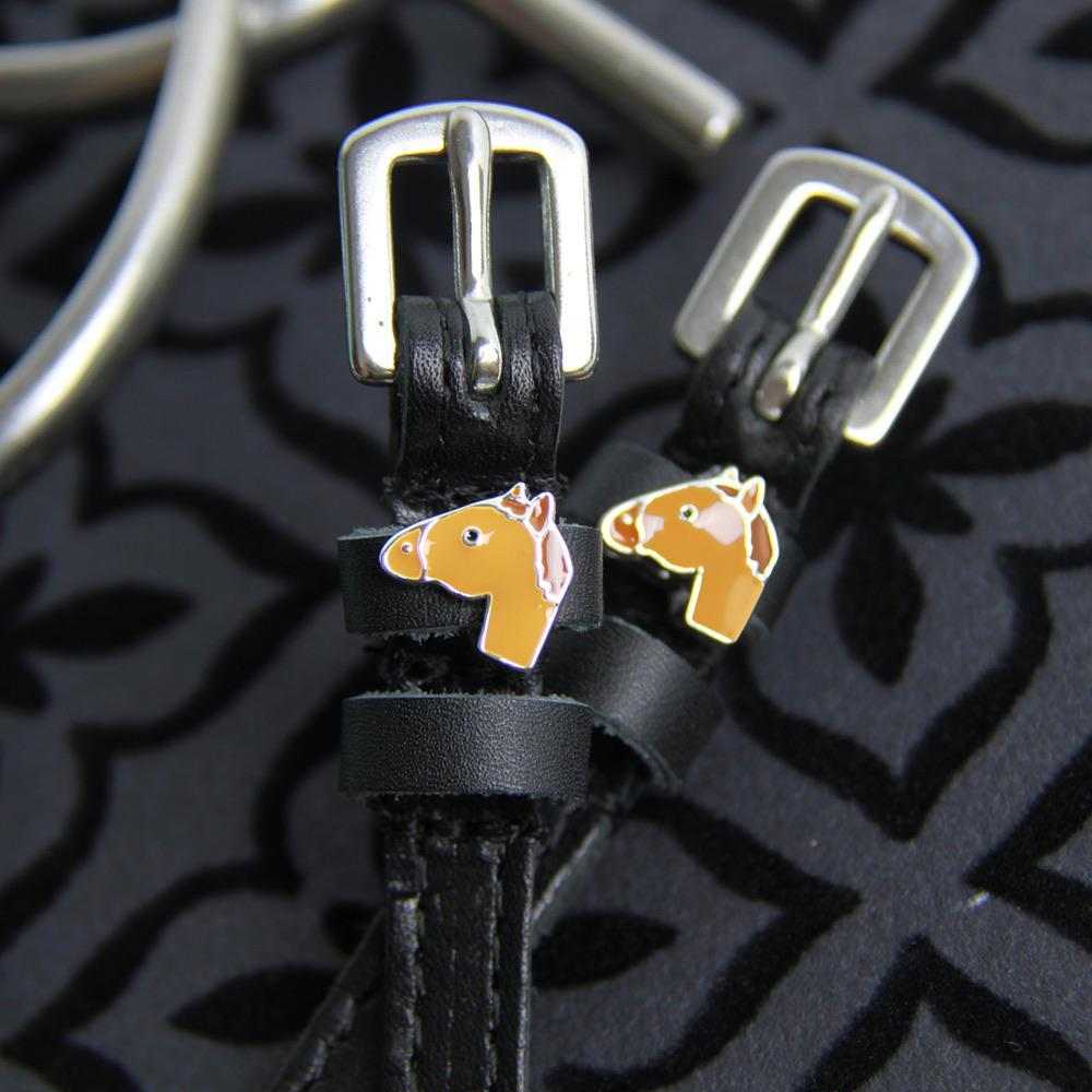 ManeJane Black Spur Straps W294 Chestnut Horse equestrian boot socks boot socks thin socks riding socks pattern socks tall socks funny socks knee high socks horse socks horse show socks