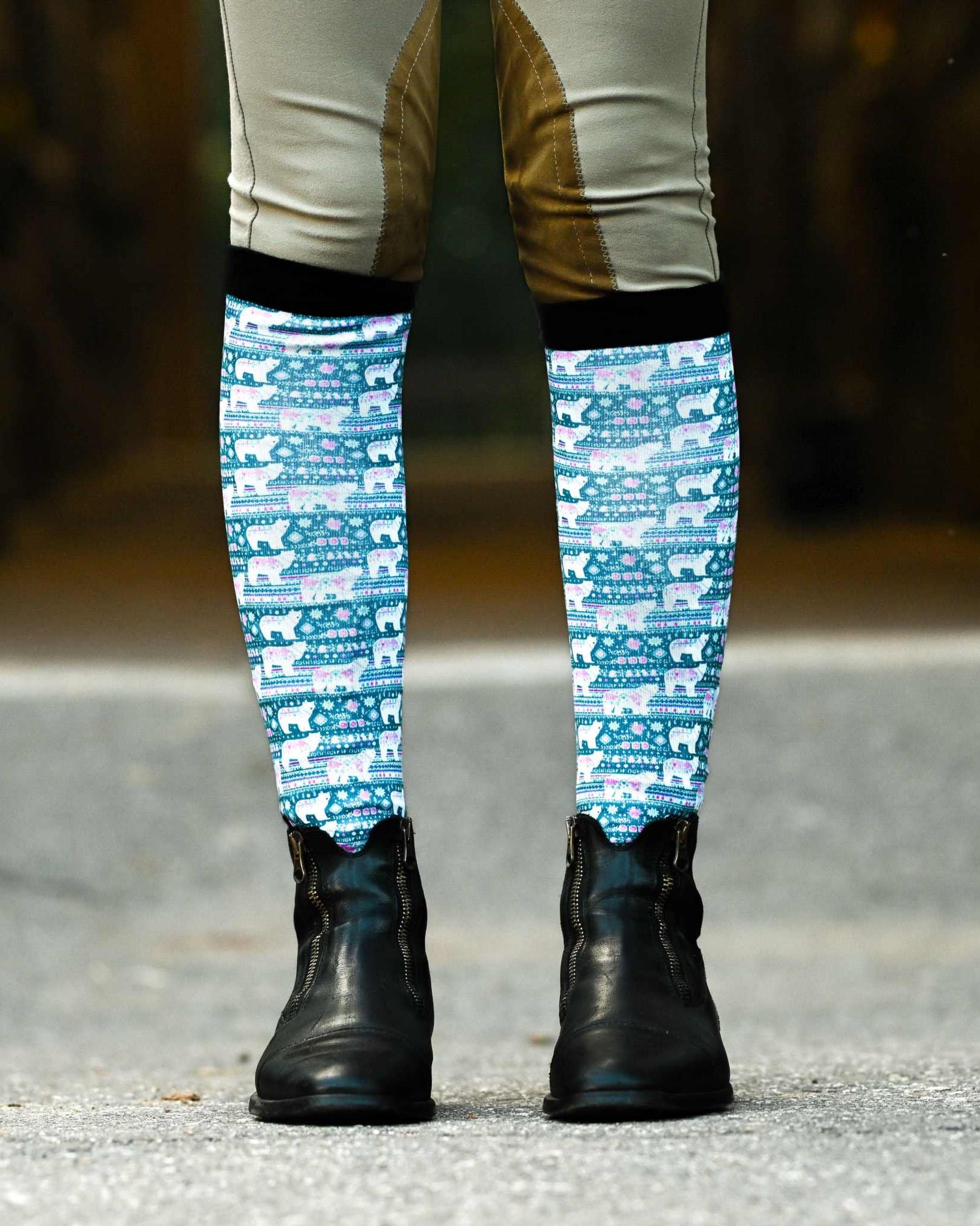 dreamers & schemers Pair & A Spare Chill Out Pair & A Spare Socks equestrian boot socks boot socks thin socks riding socks pattern socks tall socks funny socks knee high socks horse socks horse show socks