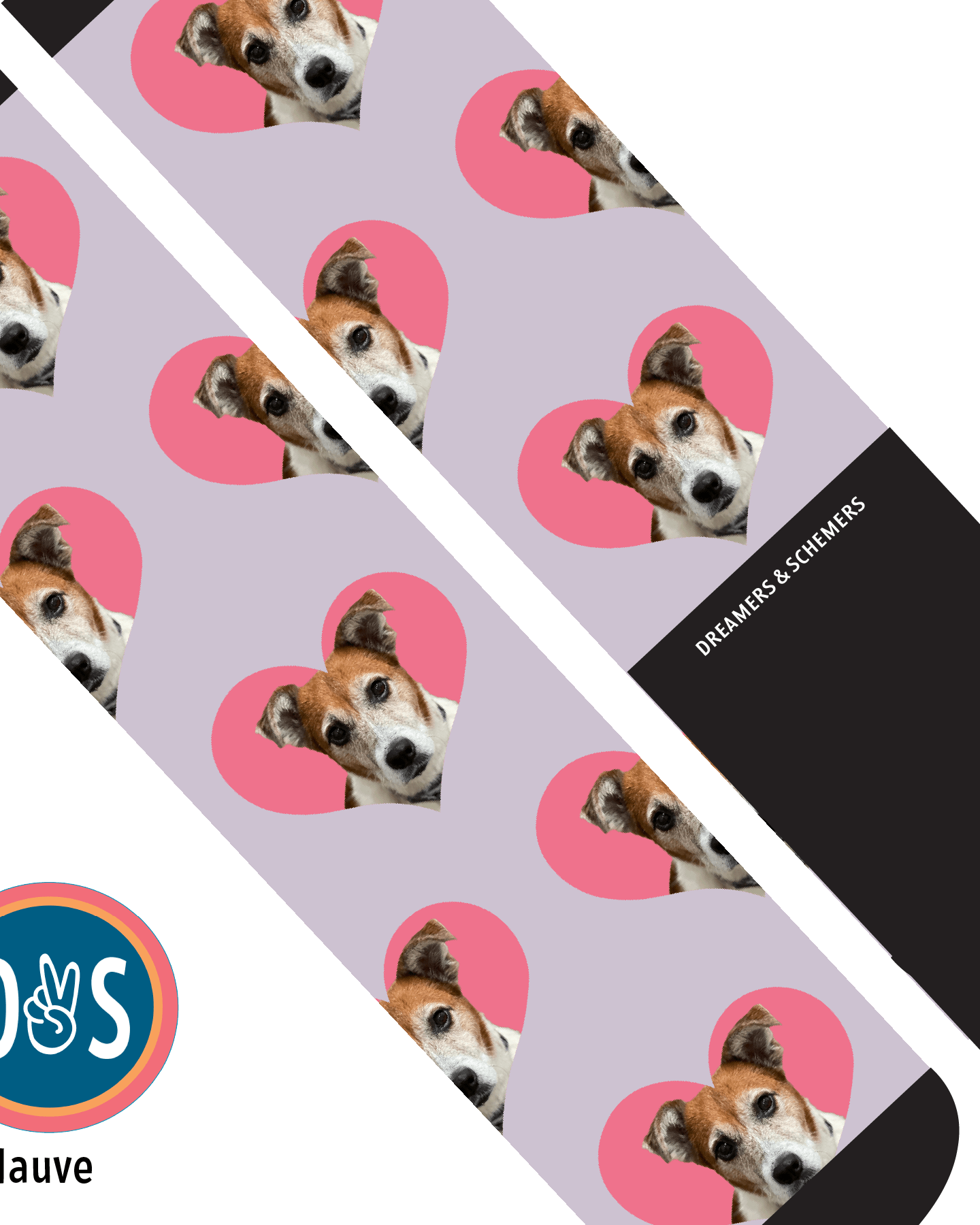 Custom AL Custom Socks Adult / Mauve Custom Heart Socks 1 Photo equestrian boot socks boot socks thin socks riding socks pattern socks tall socks funny socks knee high socks horse socks horse show socks