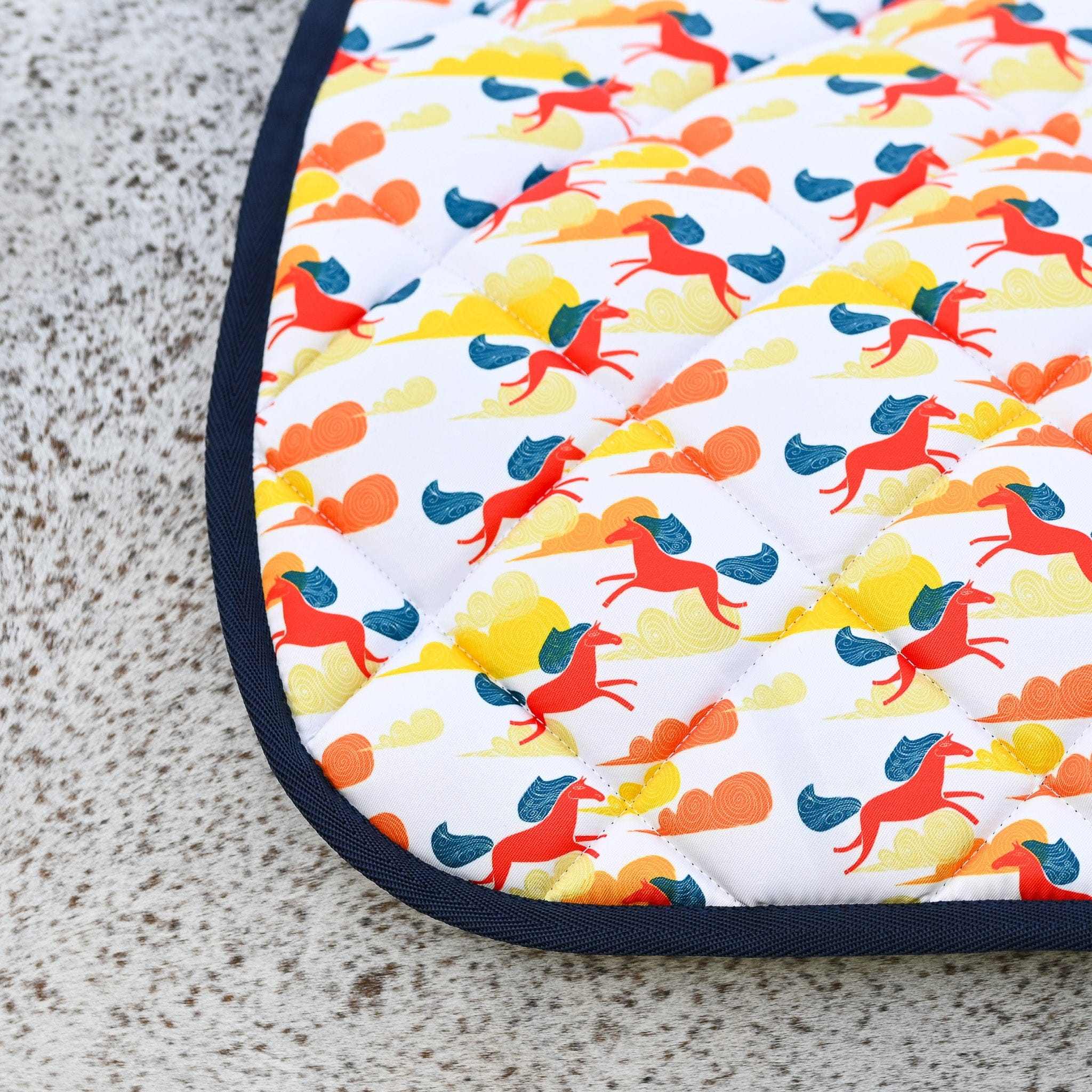 Dreamers & Schemers Day Dreams Saddle Pad – patterned saddle pad, equestrian gift, horseback riding gear from Dreamers & Schemers Saddle Pads