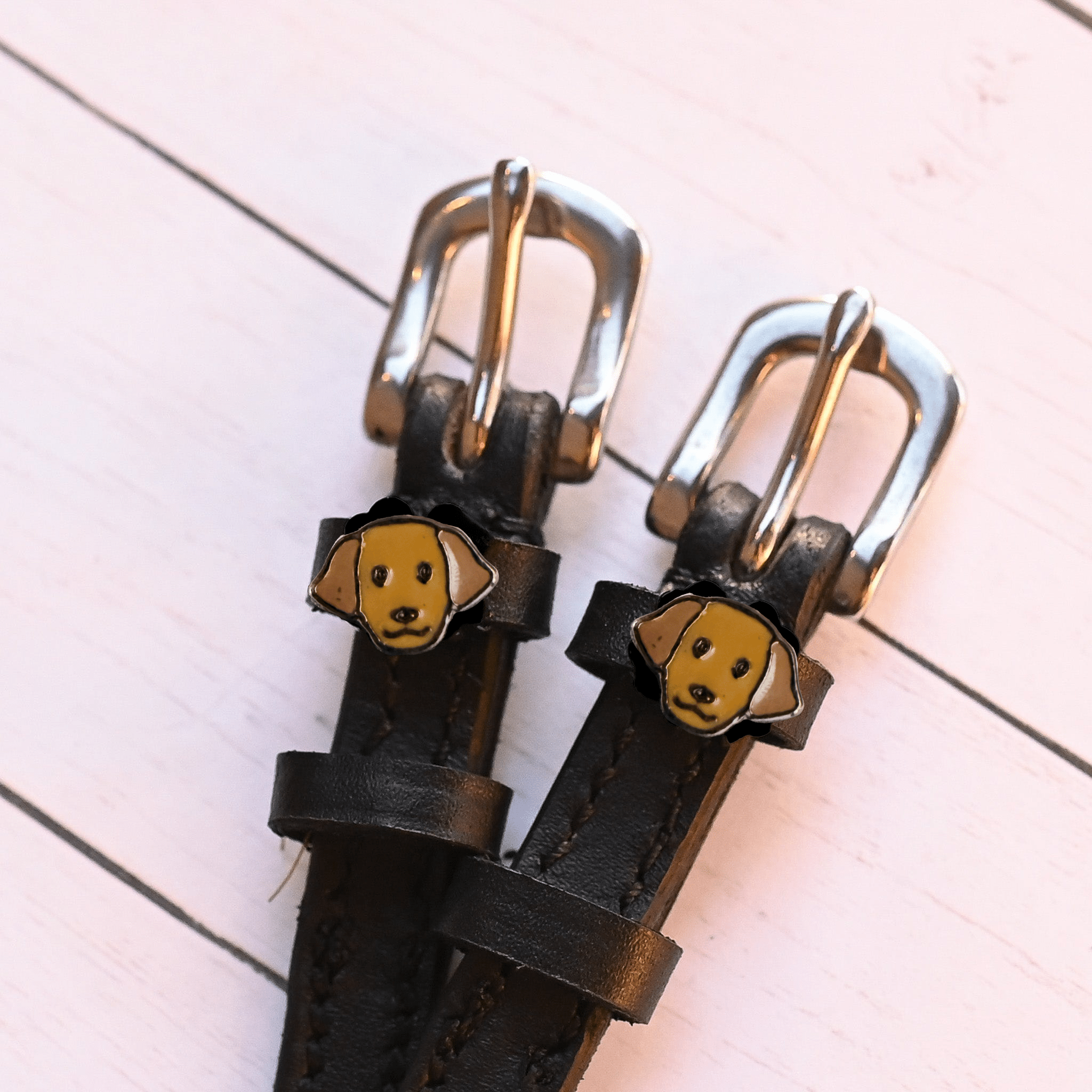 ManeJane Spur Straps Dog - Labrador Spur Straps equestrian boot socks boot socks thin socks riding socks pattern socks tall socks funny socks knee high socks horse socks horse show socks