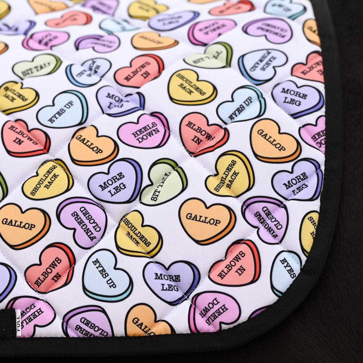 Dreamers & Schemers Doing All The Things Saddle Pad – patterned saddle pad, equestrian gift, horseback riding gear from Dreamers & Schemers Saddle Pads