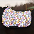 Dreamers & Schemers Doing All The Things Saddle Pad – patterned saddle pad, equestrian gift, horseback riding gear from Dreamers & Schemers Saddle Pads