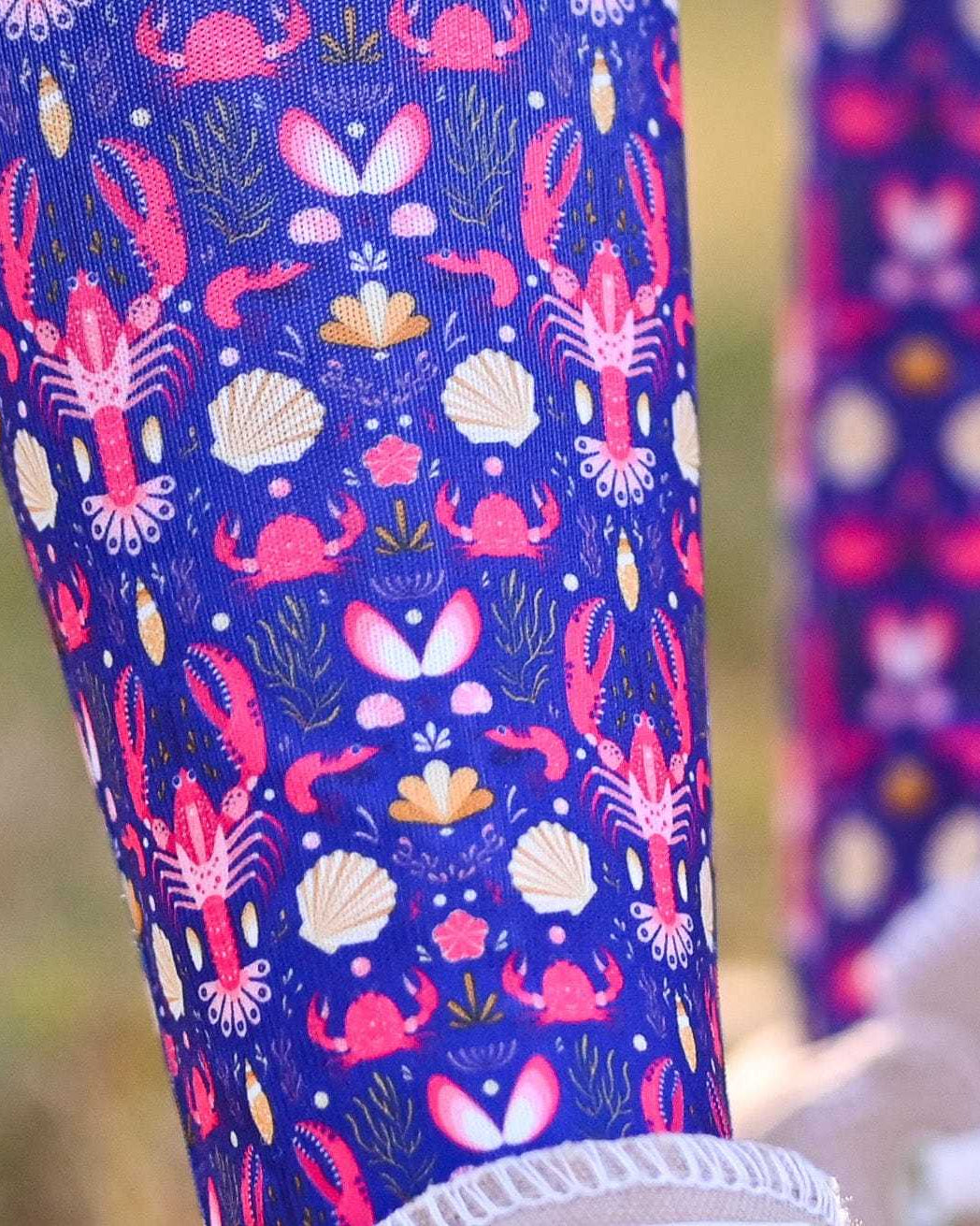 dreamers & schemers Pair & A Spare Don't Be Shellfish Pair & a Spare Socks equestrian boot socks boot socks thin socks riding socks pattern socks tall socks funny socks knee high socks horse socks horse show socks