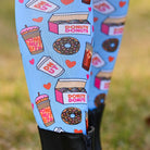 dreamers & schemers Pair & A Spare Donuts Pair & a Spare Socks equestrian boot socks boot socks thin socks riding socks pattern socks tall socks funny socks knee high socks horse socks horse show socks
