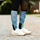 dreamers & schemers Pair & A Spare Dragon Dreams Pair & A Spare Socks equestrian boot socks boot socks thin socks riding socks pattern socks tall socks funny socks knee high socks horse socks horse show socks