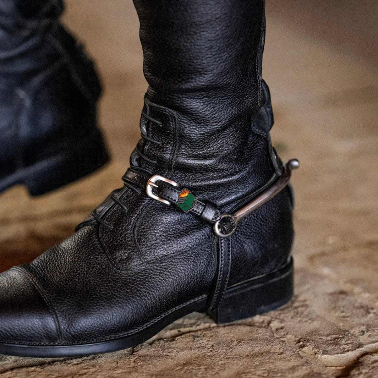 ManeJane Spur Straps Dumpster Fire Spur Straps equestrian boot socks boot socks thin socks riding socks pattern socks tall socks funny socks knee high socks horse socks horse show socks