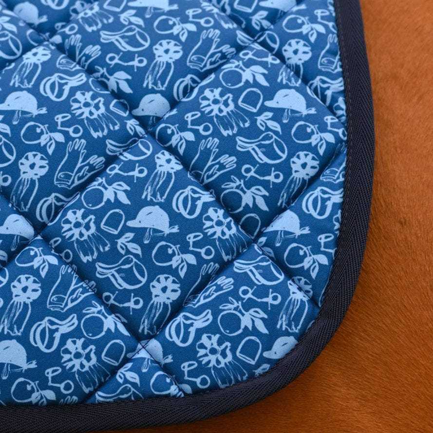 Dreamers & Schemers Equestrian Spare Saddle Pad – patterned saddle pad, equestrian gift, horseback riding gear from Dreamers & Schemers Saddle Pads