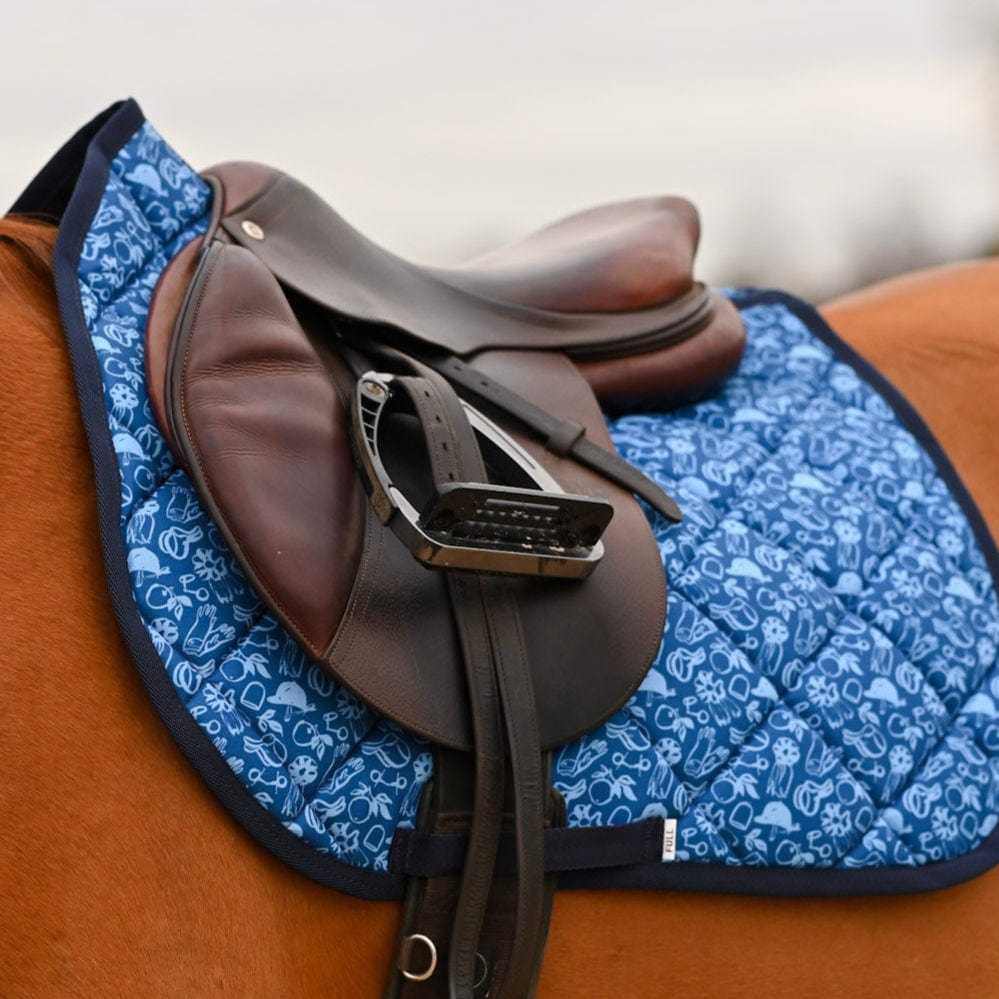 Dreamers & Schemers Equestrian Spare Saddle Pad – patterned saddle pad, equestrian gift, horseback riding gear from Dreamers & Schemers Saddle Pads