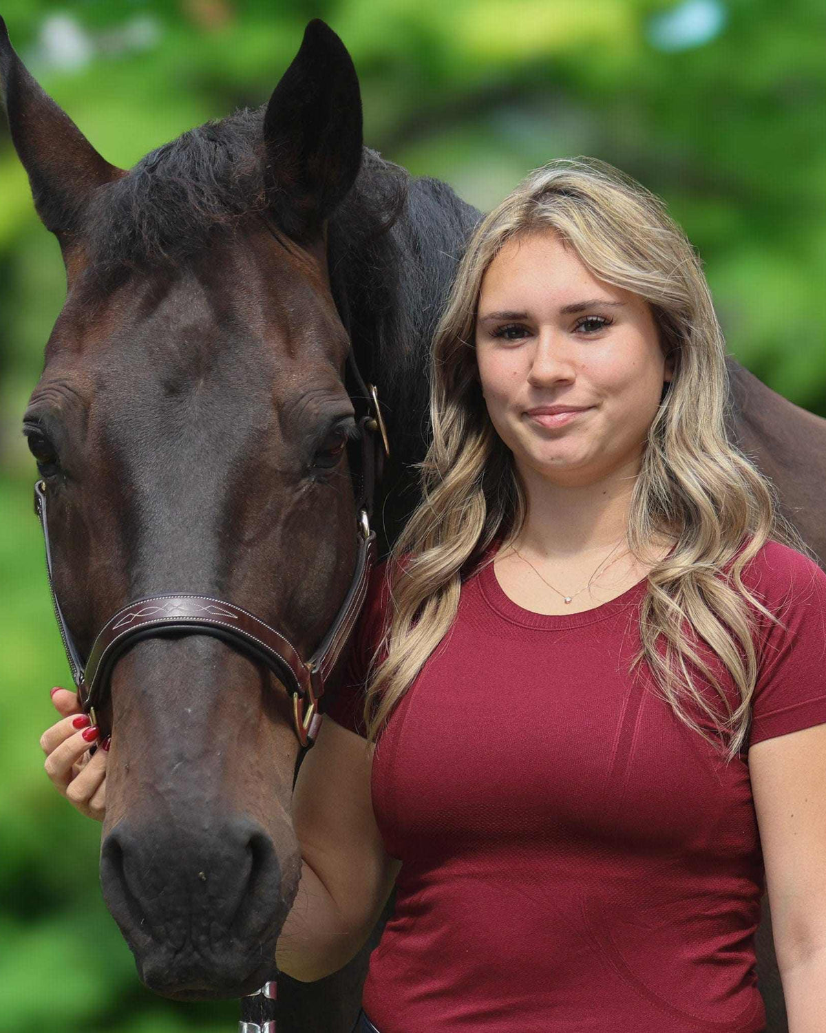 Equitation Tech Short Sleeve Top, alternate angle, equestrian apparel by Dreamers & Schemers