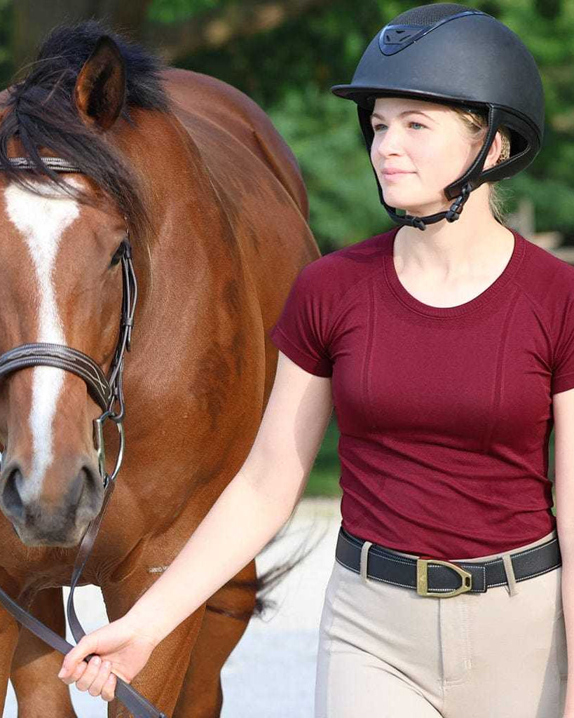 Equitation Tech Short Sleeve Top, additional view, equestrian apparel by Dreamers & Schemers