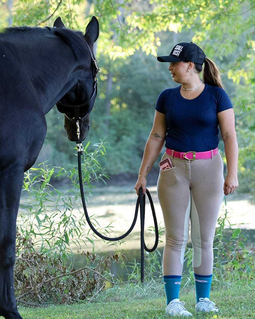 Equitation Tech Short Sleeve Top, additional view, equestrian apparel by Dreamers & Schemers
