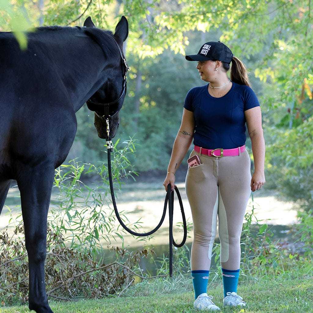 Equitation Tech Short Sleeve Top, additional view, equestrian apparel by Dreamers & Schemers