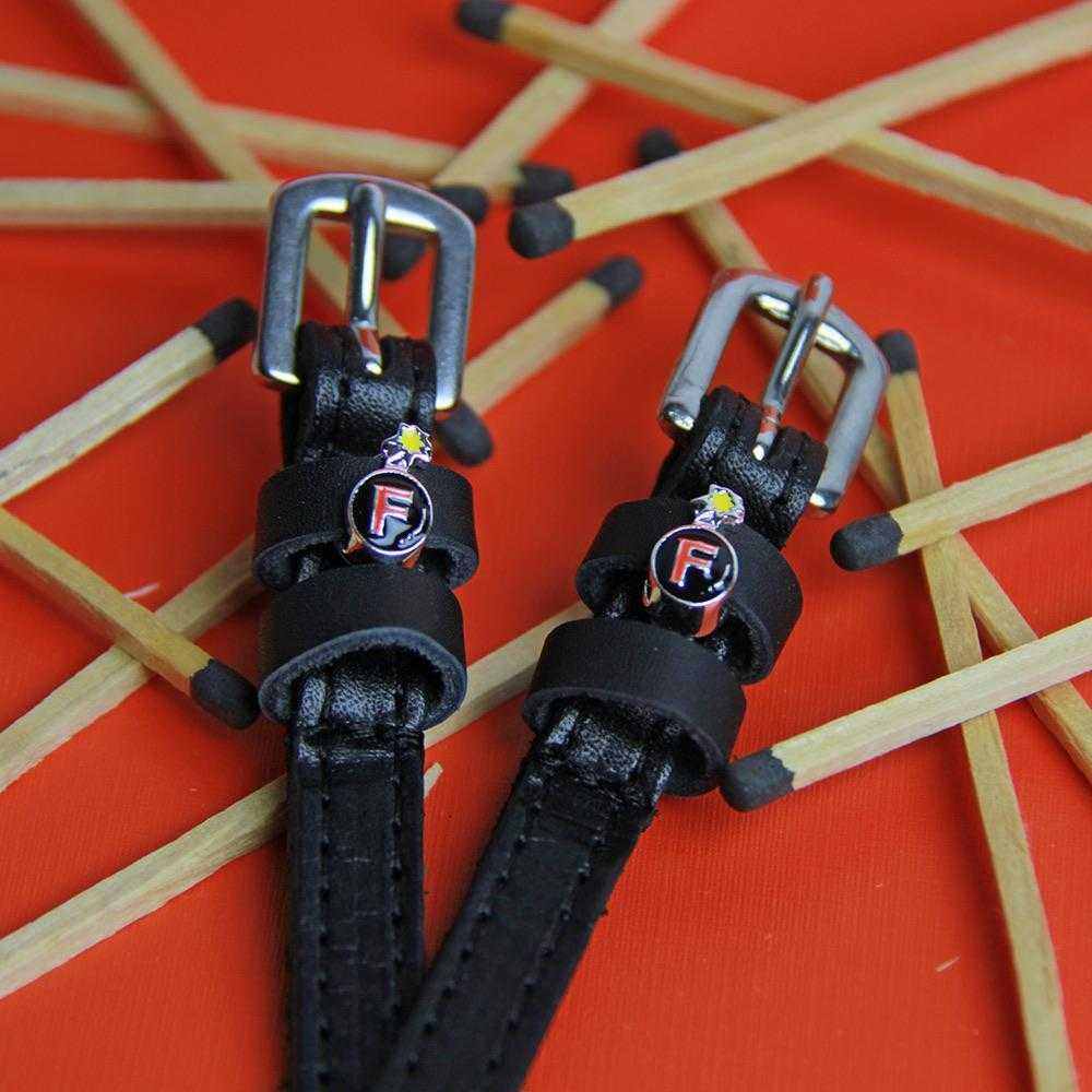 ManeJane Black Spur Straps F Bomb Spur Straps equestrian boot socks boot socks thin socks riding socks pattern socks tall socks funny socks knee high socks horse socks horse show socks