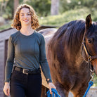 The TackHack For the Rider Final Sale Equitation Tech Long Sleeve Top equestrian boot socks boot socks thin socks riding socks pattern socks tall socks funny socks knee high socks horse socks horse show socks