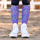 dreamers & schemers Pair & A Spare Fingers Crossed Pair & a Spare Socks equestrian boot socks boot socks thin socks riding socks pattern socks tall socks funny socks knee high socks horse socks horse show socks