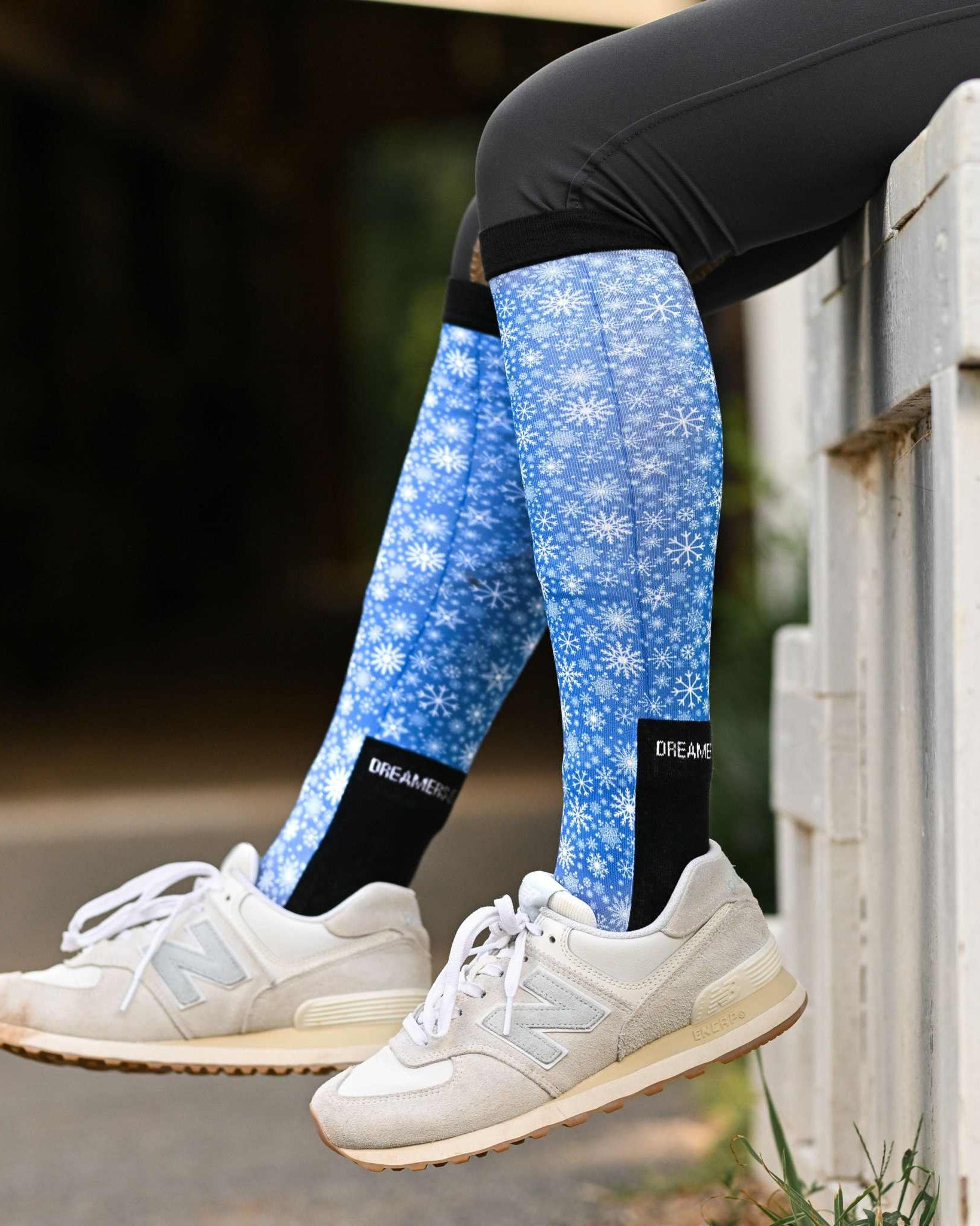 dreamers & schemers Pair & A Spare Flake It til You Make It Pair & A Spare Socks equestrian boot socks boot socks thin socks riding socks pattern socks tall socks funny socks knee high socks horse socks horse show socks