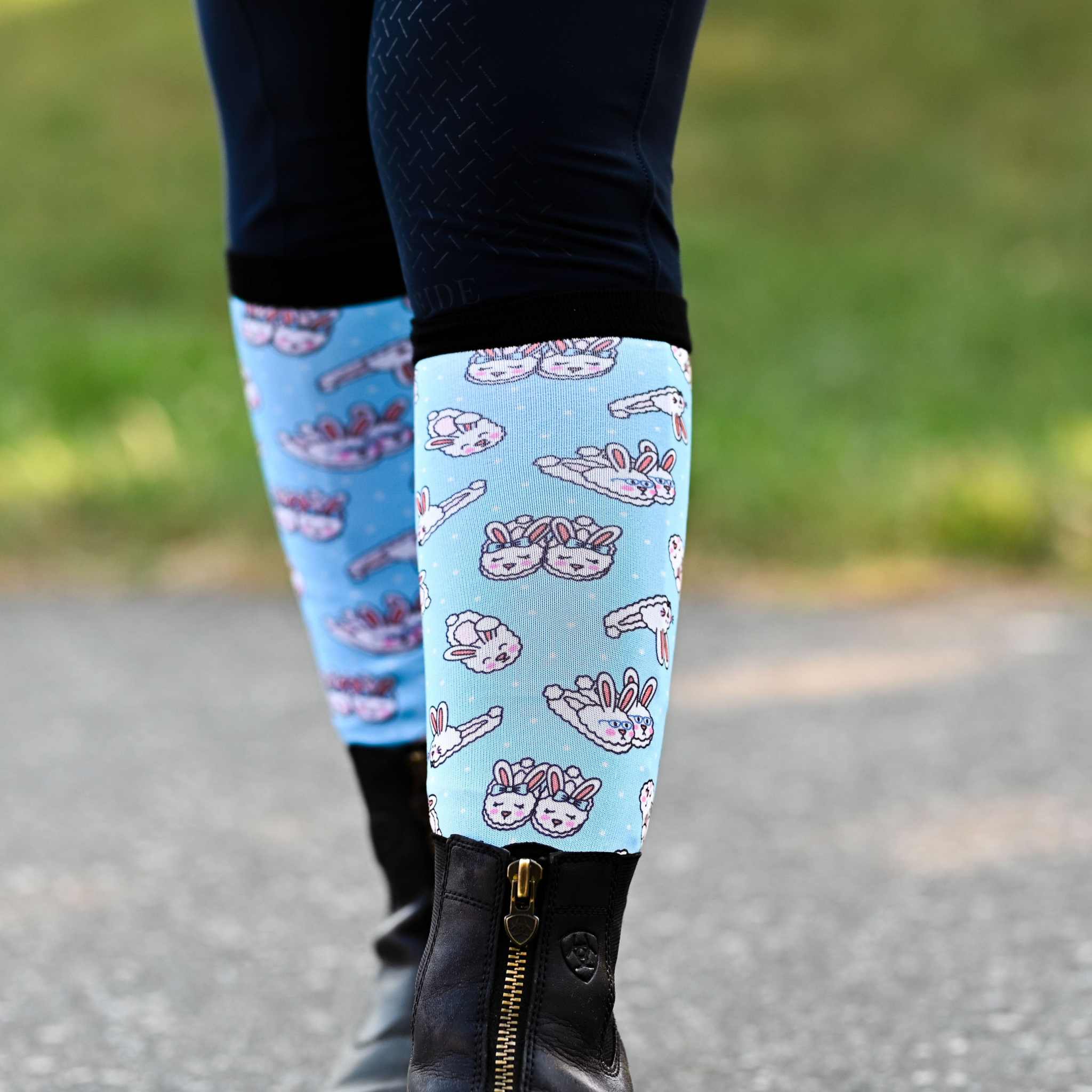 dreamers & schemers Youth Floofy Feet Youth Pair & A Spare Socks equestrian boot socks boot socks thin socks riding socks pattern socks tall socks funny socks knee high socks horse socks horse show socks