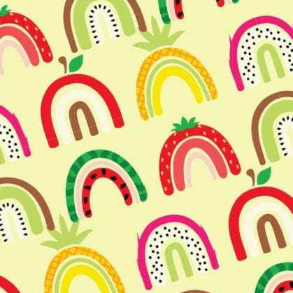 dreamers & schemers Pair & A Spare Fruit Rainbows Youth Pair & a Spare Socks equestrian boot socks boot socks thin socks riding socks pattern socks tall socks funny socks knee high socks horse socks horse show socks