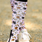 dreamers & schemers Pair & A Spare Ghosts & Growls Pair & A Spare Socks equestrian boot socks boot socks thin socks riding socks pattern socks tall socks funny socks knee high socks horse socks horse show socks