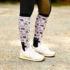 dreamers & schemers Pair & A Spare Ghosts & Growls Pair & A Spare Socks equestrian boot socks boot socks thin socks riding socks pattern socks tall socks funny socks knee high socks horse socks horse show socks